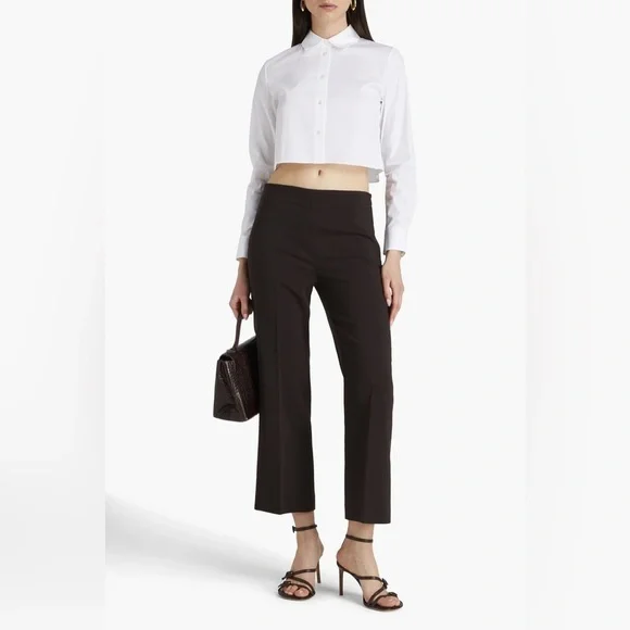 Theory Black Cropped Women's Pants - Picture 1 of 12